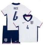 Nogometni Dresovi Engleska Rice 4 Dječji Domaći Euro 2024 Kratkih Rukava Nogometni Dresovi Engleska Rice 4 Dječji Domaći Euro 2024 Kratkih Rukava